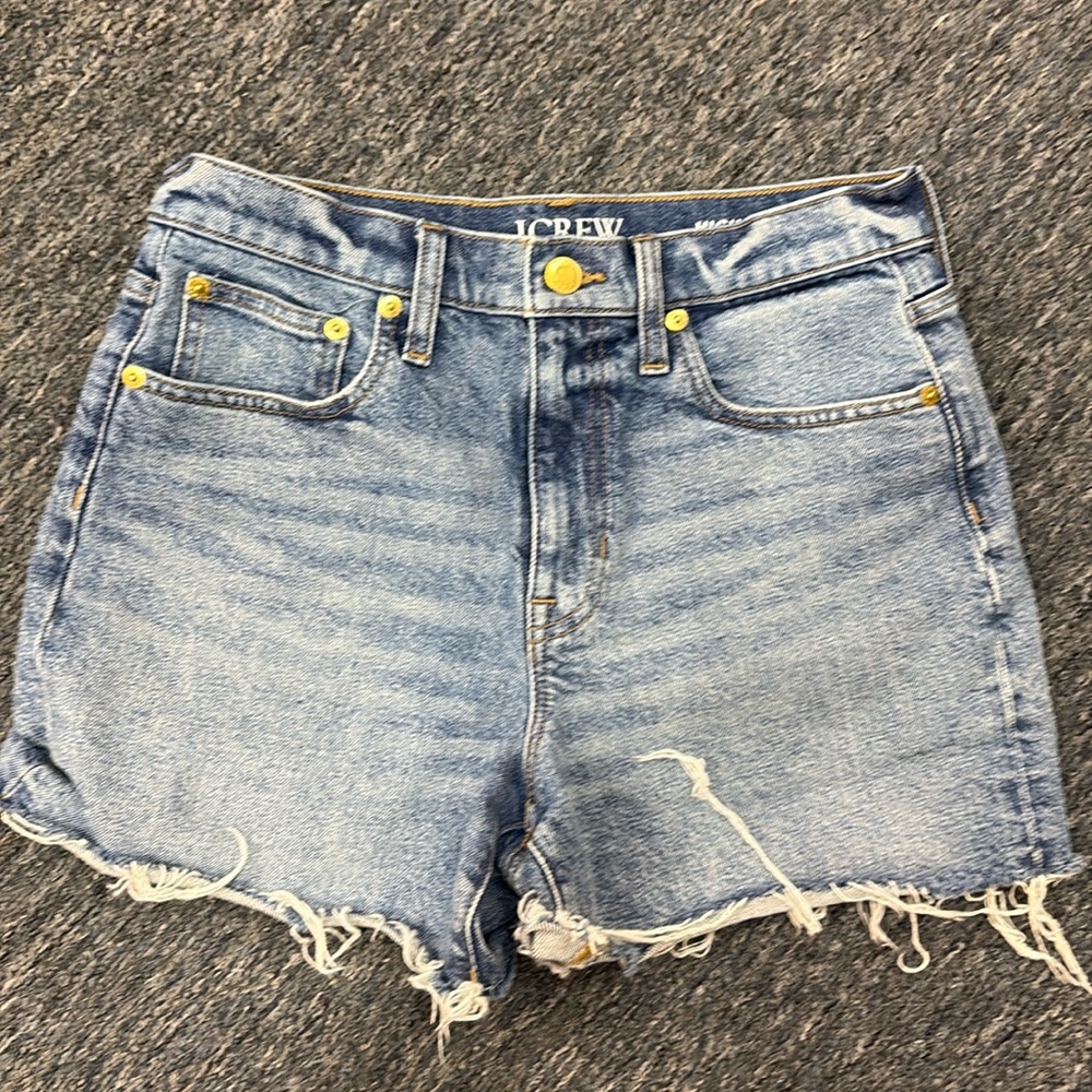 Like New JCrew High-Rise Short Shorts, 26